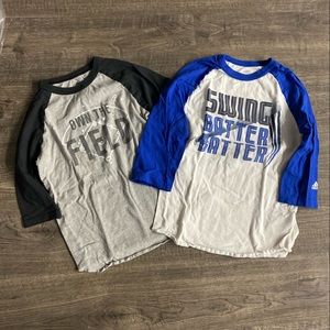 3/4 sleeve adidas baseball shirts